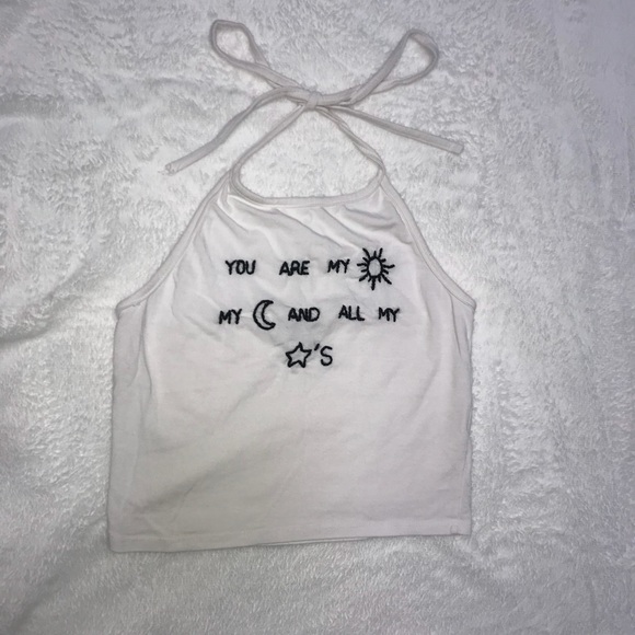 Brandy Melville Halter Crop Top - Picture 2 of 5
